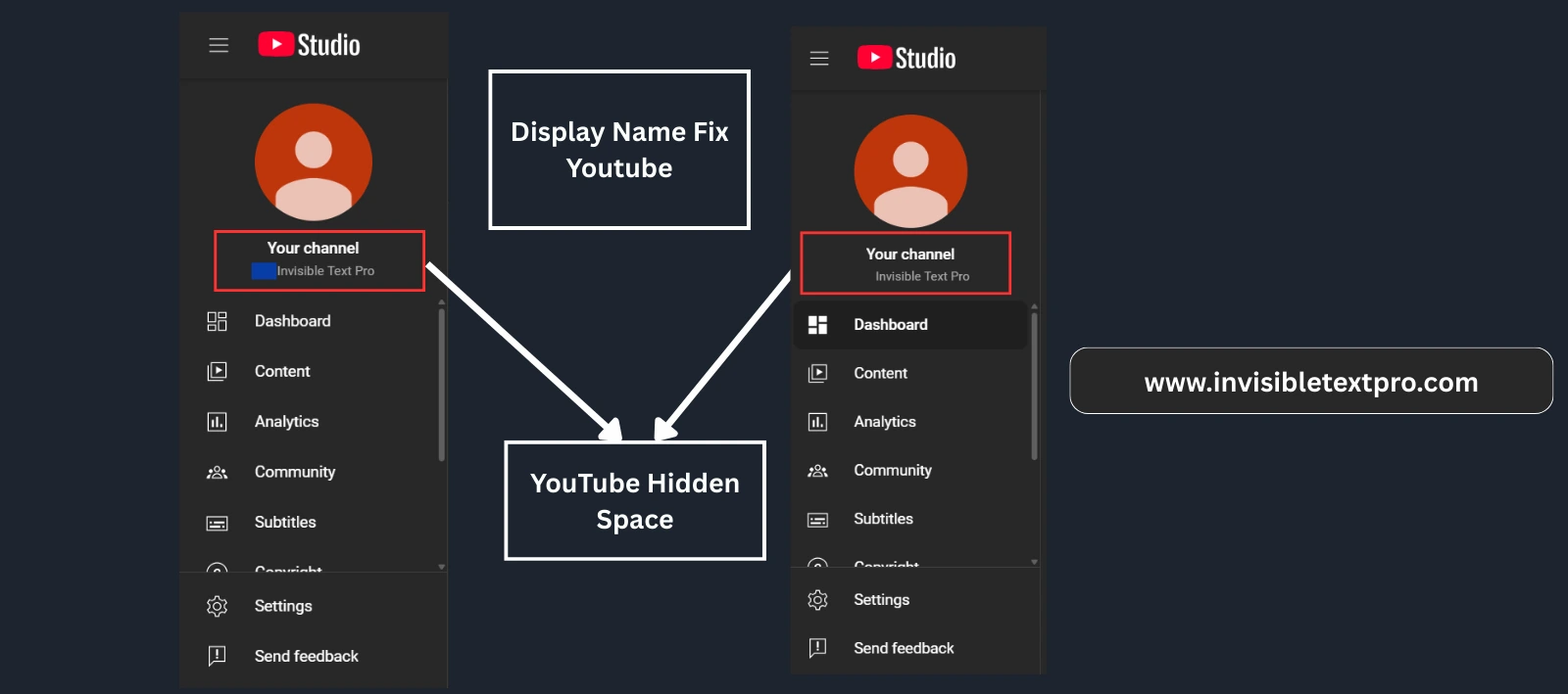 Blank Space On Youtube 3 Invisible Text Youtube